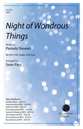 Night of Wondrous Things SATB choral sheet music cover